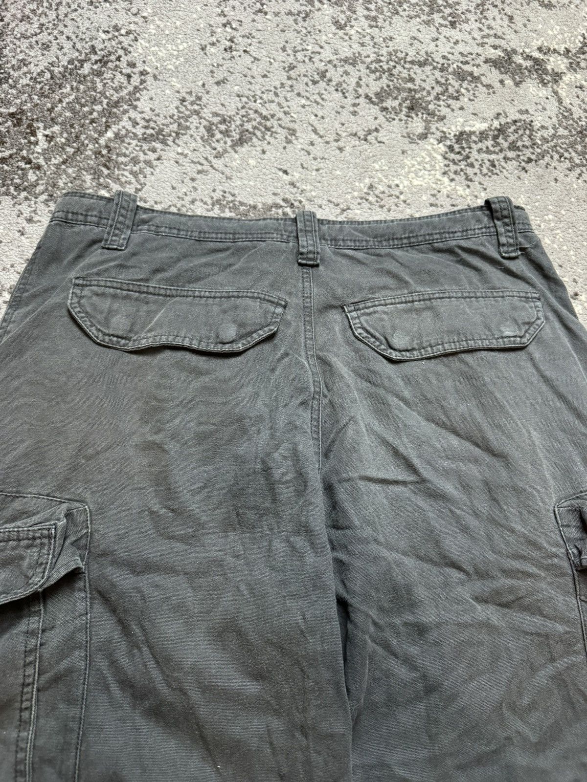 Nike × Vintage Vintage Y2K Nike Swoosh Military Baggy Cargo Shorts Drill Size US 34 / EU 50 - 9 Thumbnail