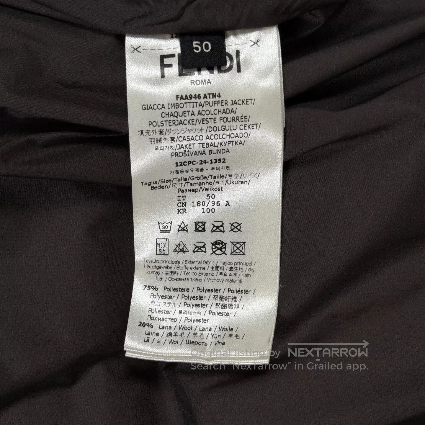 Fendi fendi monogram down jacket size 50. Size US M / EU 48-50 / 2 - 4 Thumbnail