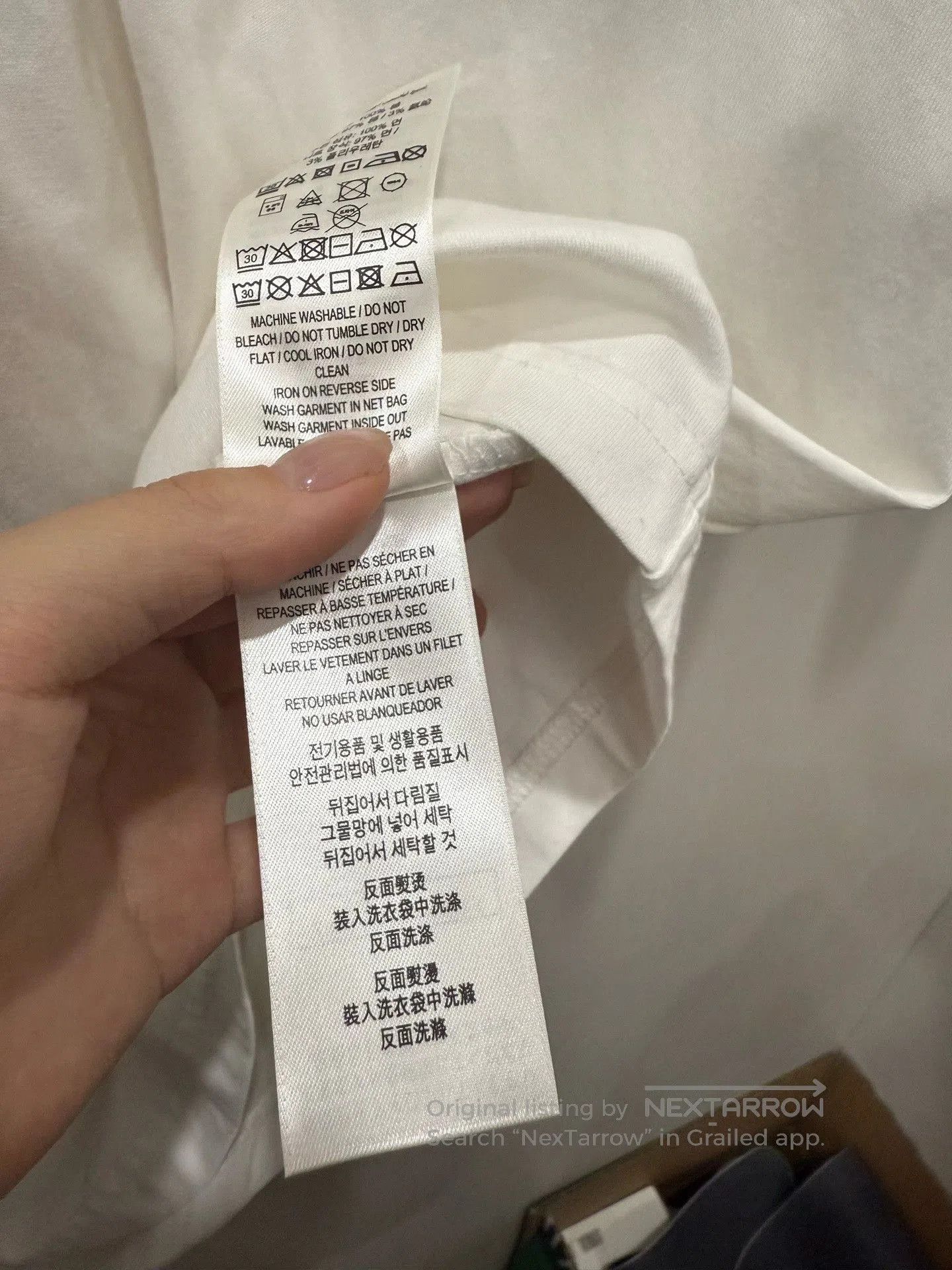 Burberry Burberry White Check Pocket T-Shirt. Size US M / EU 48-50 / 2 - 6 Thumbnail