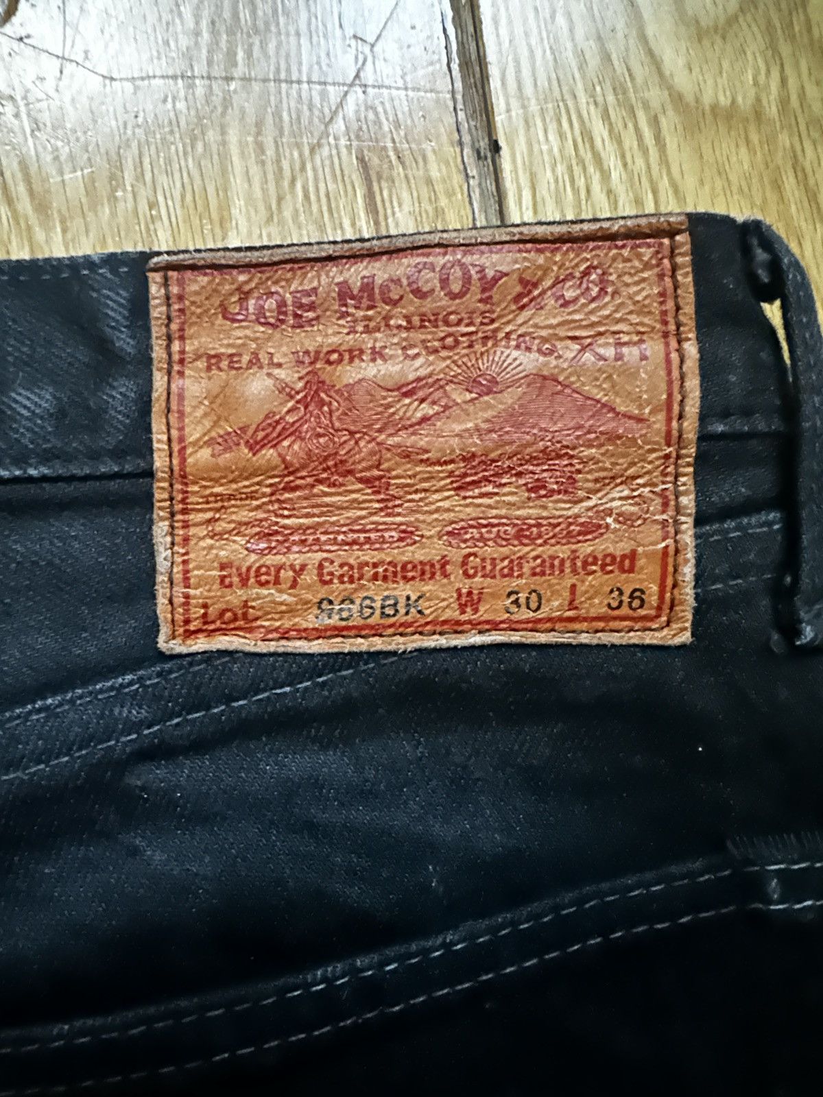 The Real McCoy's JOE McCOY LOT.966BK DENIM Size US 30 / EU 46 - 3 Thumbnail