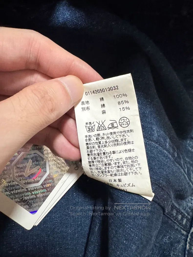 Visvim Visvim 15ss Blue-Dyed Striped Vintage Paneled 101 Denim Ja Size US M / EU 48-50 / 2 - 5 Thumbnail