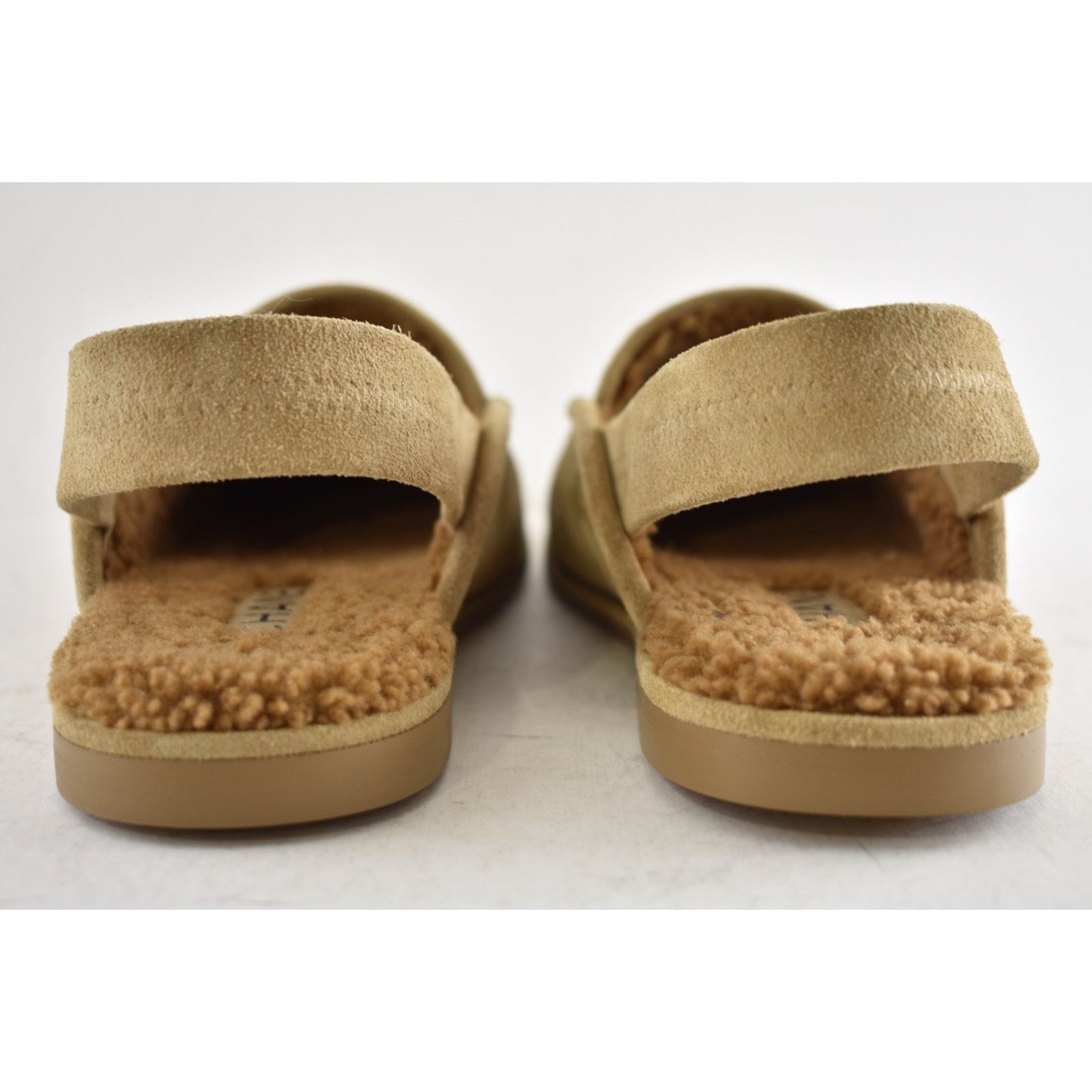 Chanel Chanel Dark Beige Suede Shearling Slingback Loafer Flat 41 Size US 10 / IT 40 - 17 Thumbnail