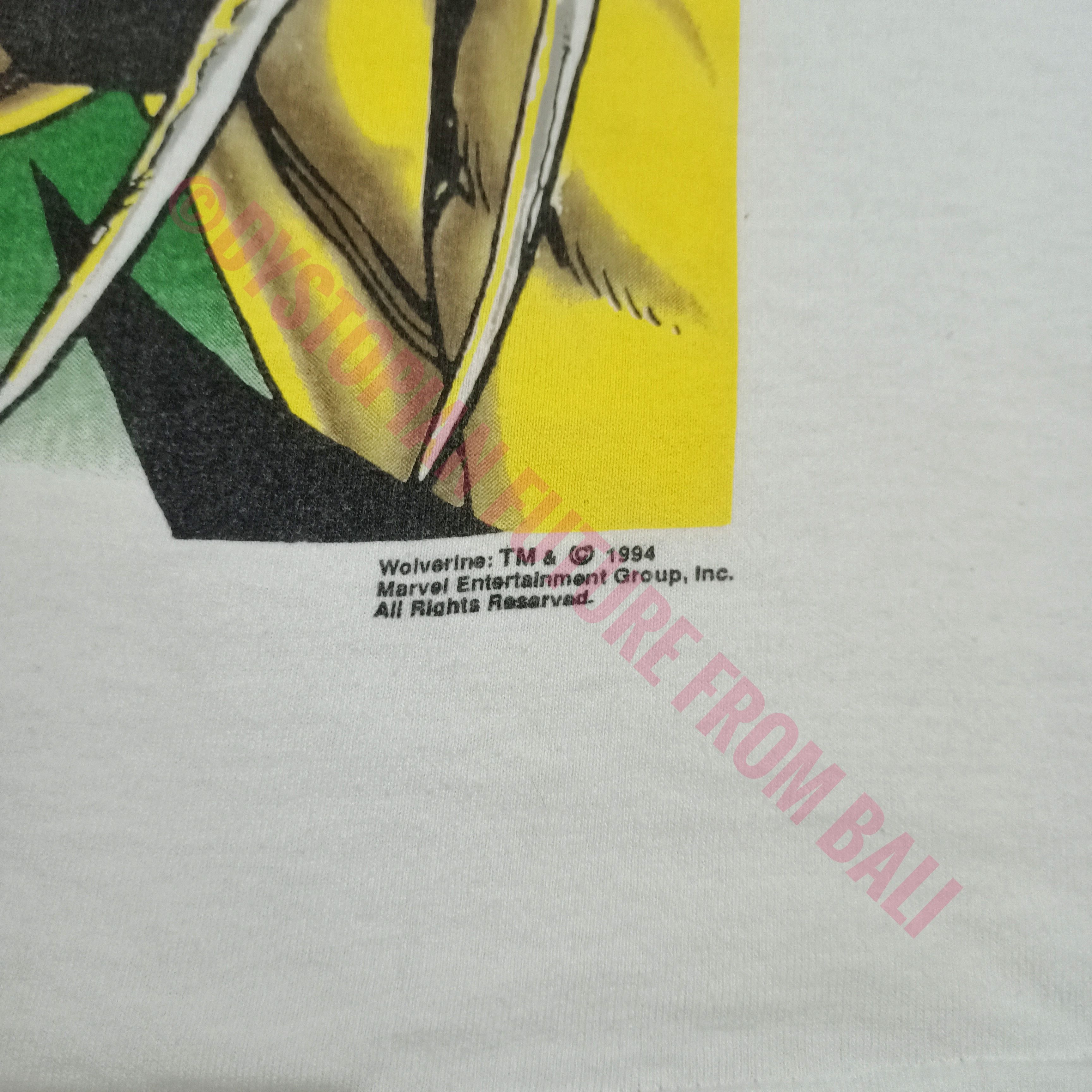 Wolverine Vtg 94 Marvel Comics X-Men Wolverine Franklin Crunch n Munch Size US XL / EU 56 / 4 - 5 Thumbnail