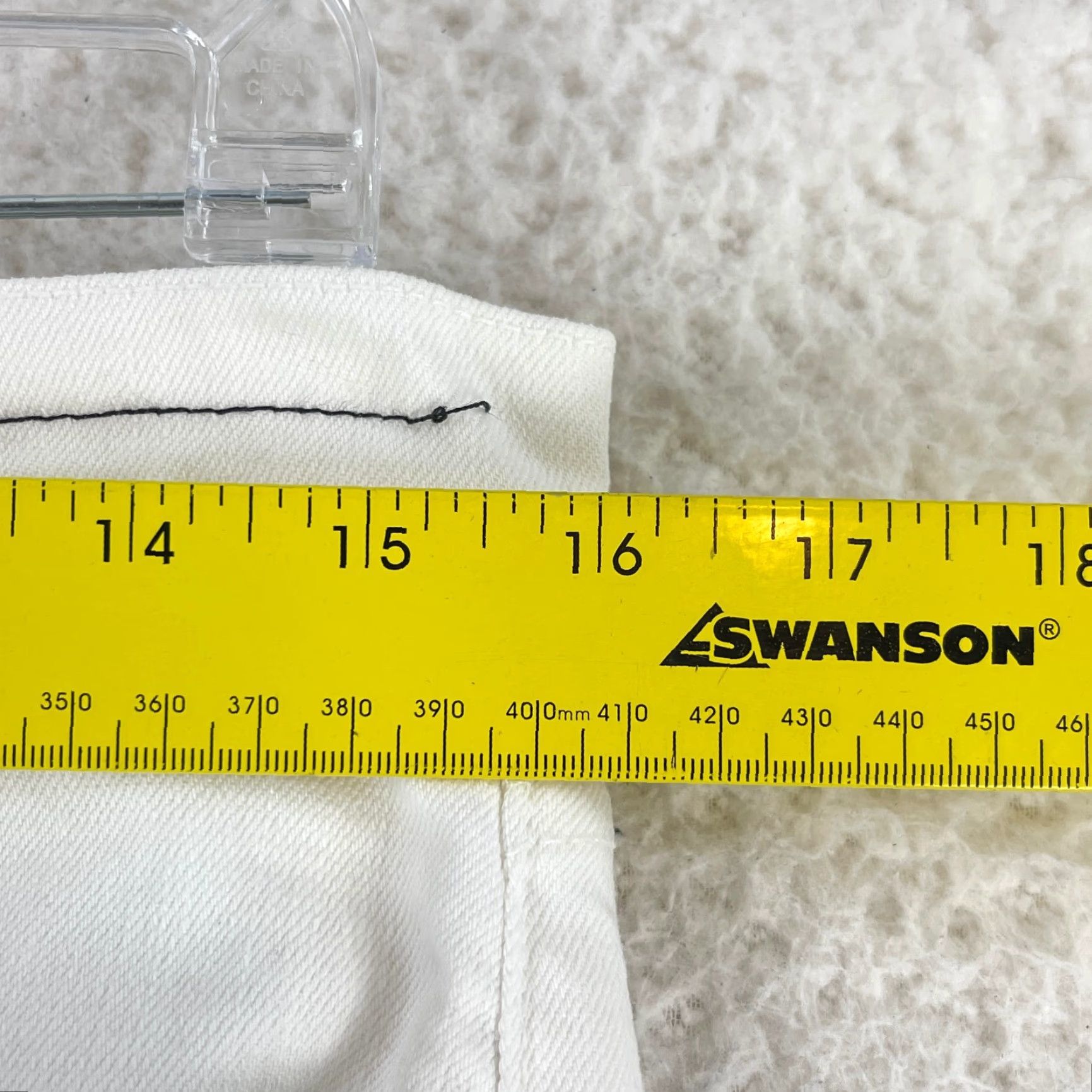 Vintage Current/Elliott The Fling Cropped Jeans Womens Size 26 White Mid-Rise Jeans Size 26" / US 2 / IT 38 - 7 Thumbnail