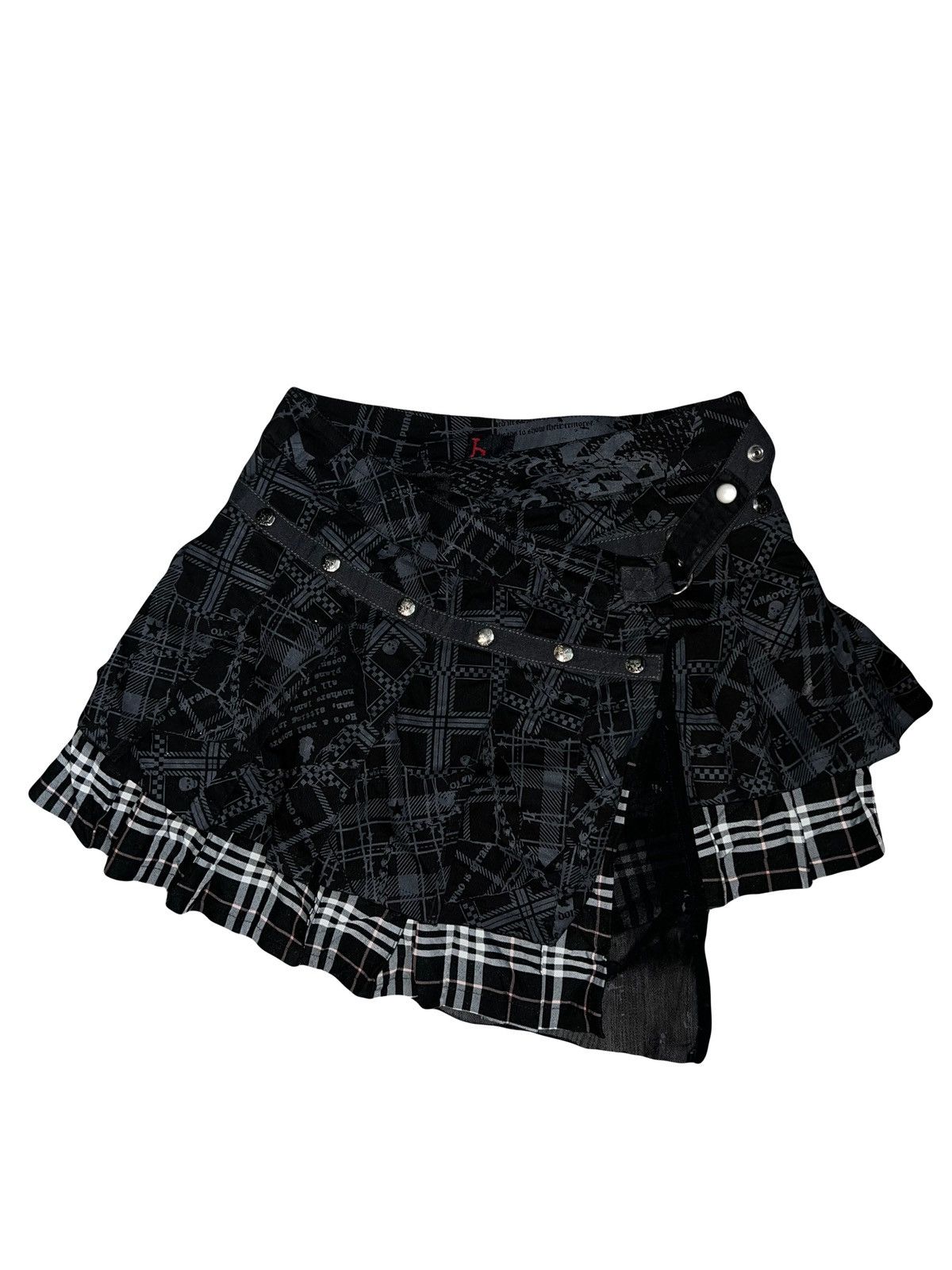 Seditionaries Rare H.ANARCHY wrapped layers skirt ☠️🩸 Size 27" / US 4 / IT 40 - 4 Thumbnail