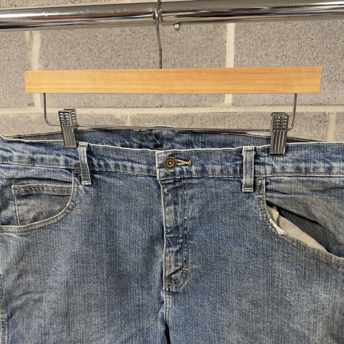Vintage Vintage Mud Wash Dickies Jeans ERD Grunge Thrashed Faded Size US 34 / EU 50 - 5 Thumbnail