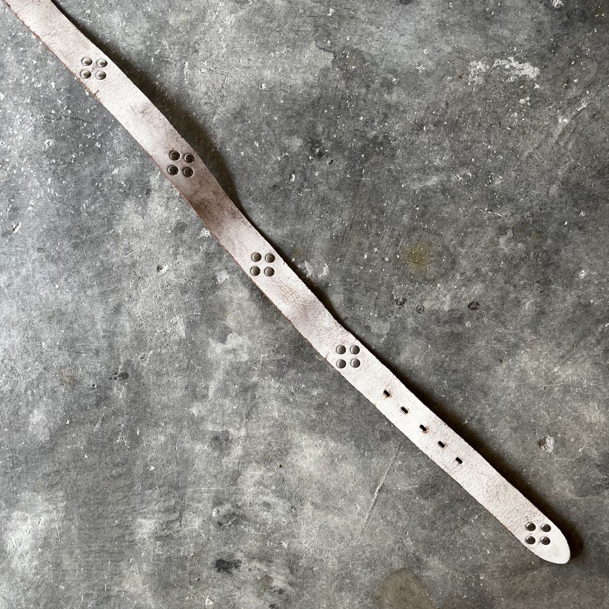 Levi's Vintage Clothing VINTAGE LEVI’S STUDDED LEATHER BELT Size 32 - 7 Thumbnail