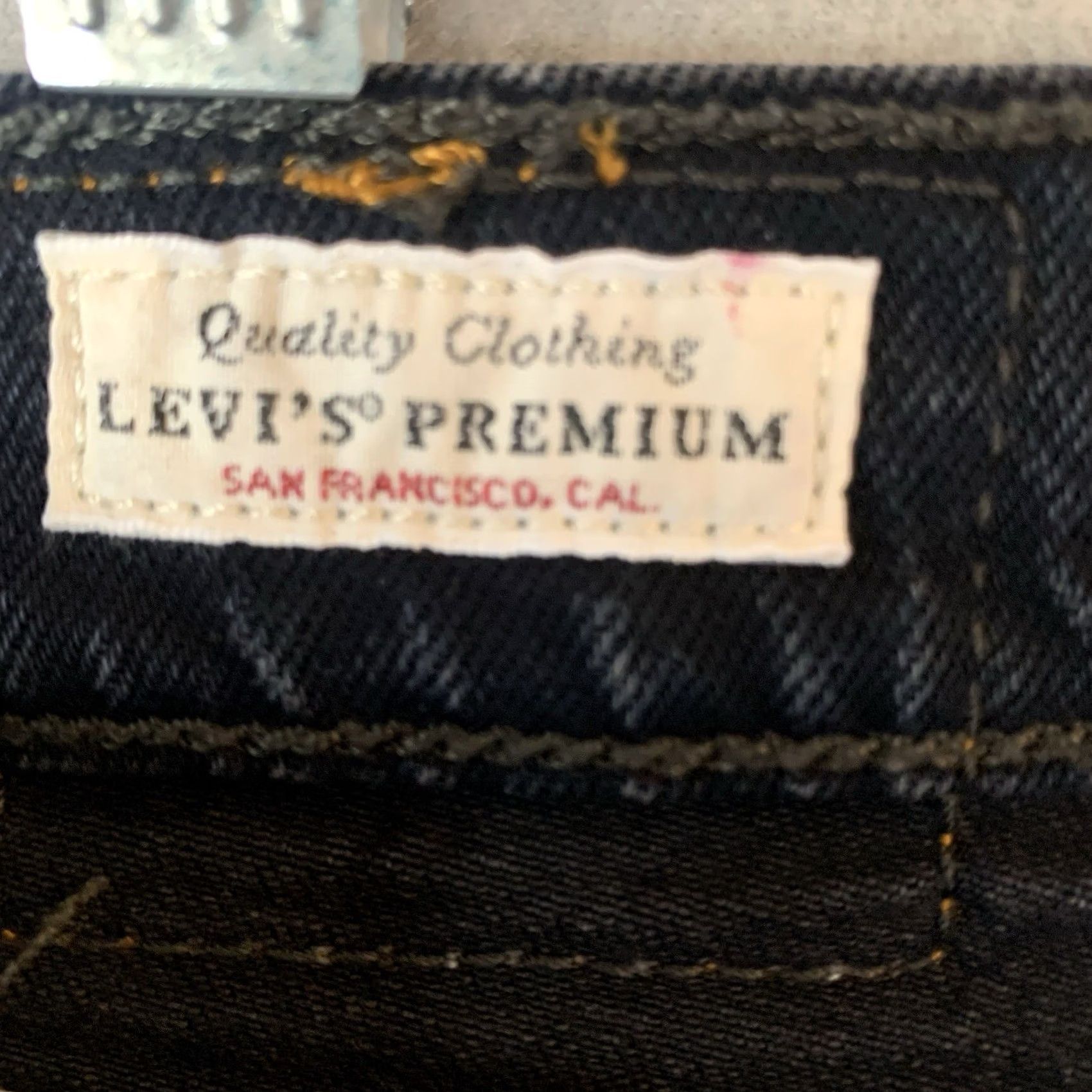 Levi's Levi's Premium 501 S Jeans Women 28x30 Black Button Fly Distressed Western Retro Grunge Hipster School Y2K Floral? Wait. Size 28" / US 6 / IT 42 - 3 Thumbnail
