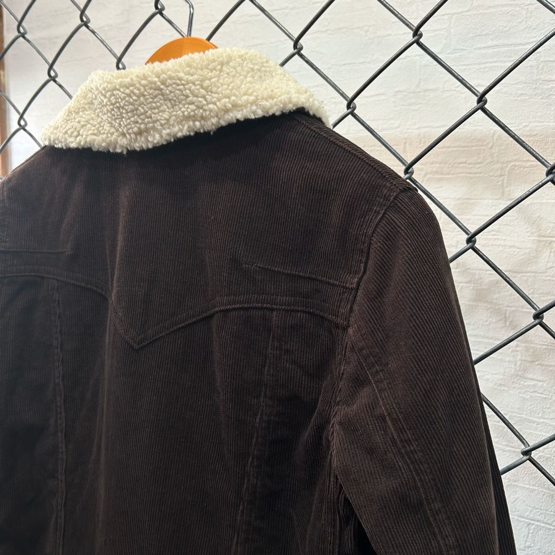 Number (N)ine AW07 "Love God Murder" Fleece Corduroy Lunch Jacket Size US XS / EU 42 / 0 - 9 Thumbnail