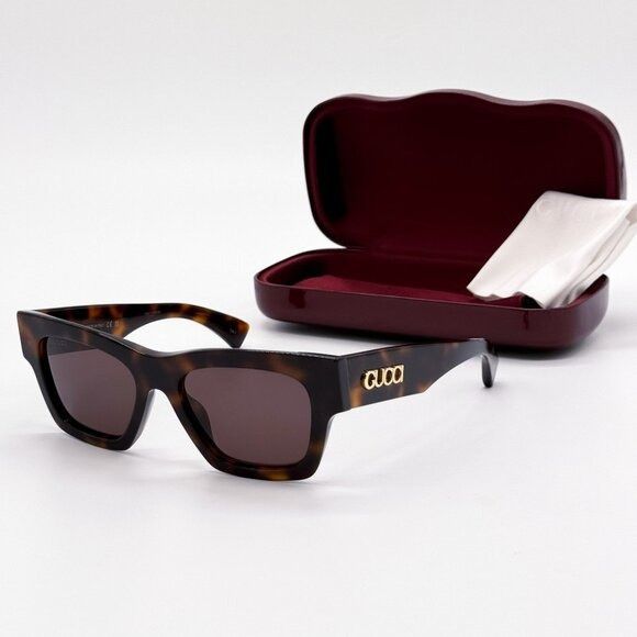 Gucci NEW GUCCI GG1835S 002 SUNGLASSES HAVANA Size ONE SIZE - 1 Thumbnail