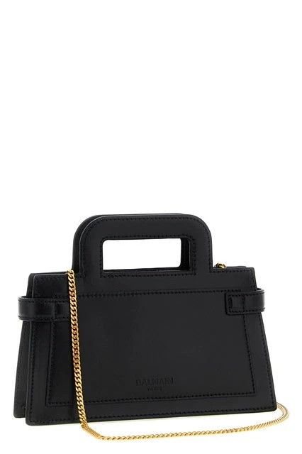 Balmain BALMAIN B-buzz Black/White Small Top Handle Bag New Size ONE SIZE - 2 Thumbnail