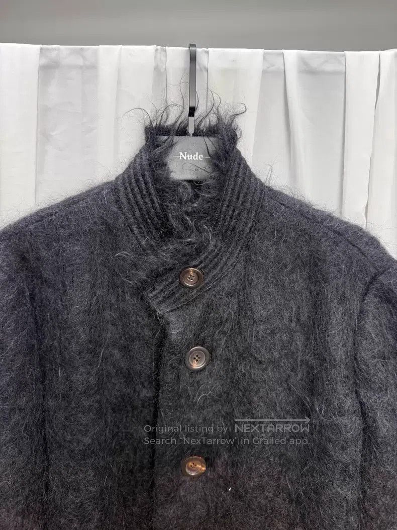 Issey Miyake Issey Miyake Gradient cashmere collar coat| Size M / US 6-8 / IT 42-44 - 4 Thumbnail