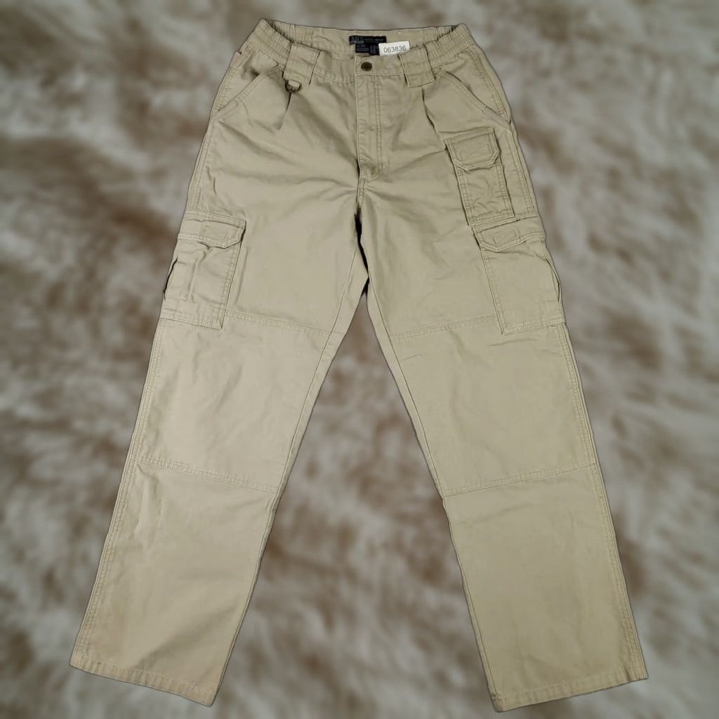 Vintage 5.11 Tactical Series Pants Mens 30x32 Beige Cargo Pocket Straight Regular Jeans? Size US 30 / EU 46 - 1 Thumbnail