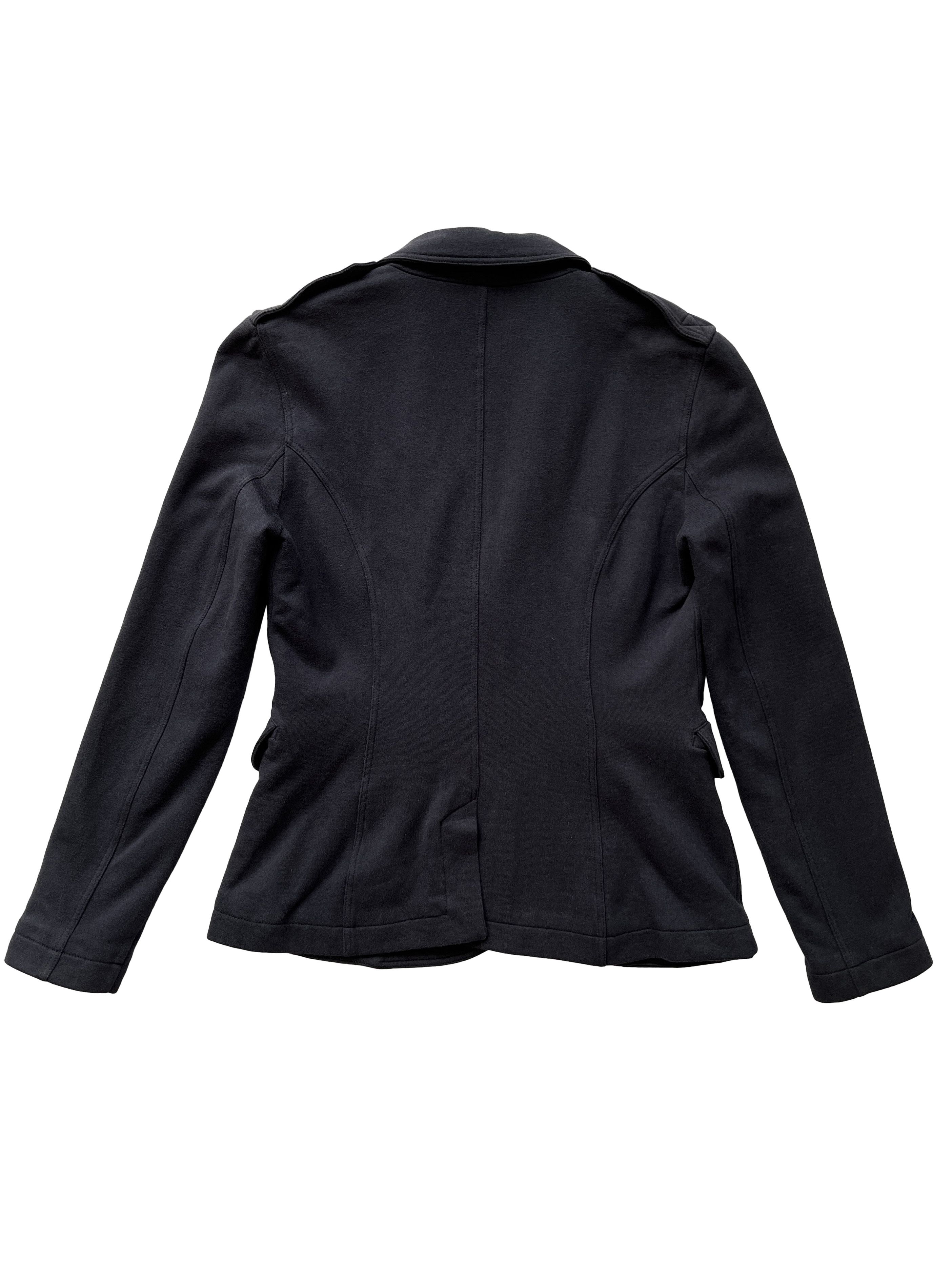 Burberry ⚡️QUICK SALE⚡️Burberry Navy Jacket Blazer with Epaulettes Size M / US 6-8 / IT 42-44 - 2 Thumbnail
