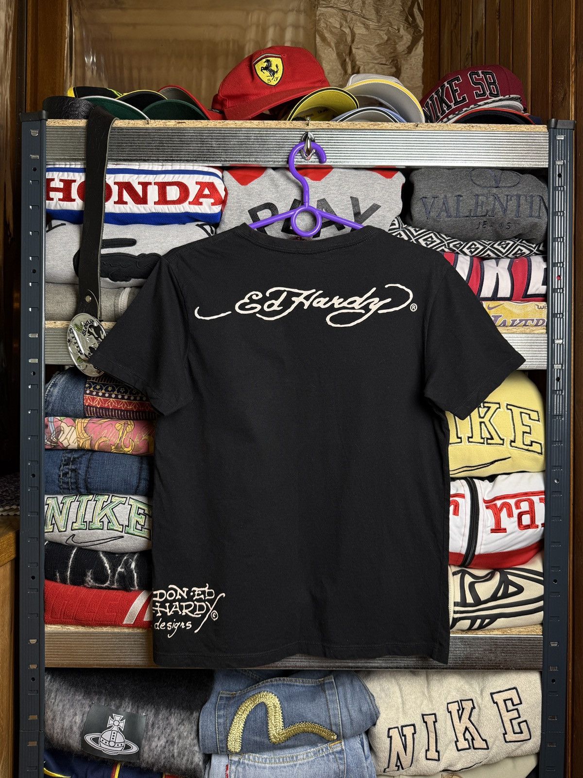 Affliction Ed Hardy Christian Audigier Skull crazy y2k tee Size US S / EU 44-46 / 1 - 2 Thumbnail