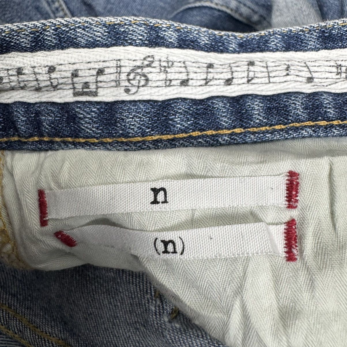 Number (N)ine 🌟NUMBER NINE X ROLLING STONES 501 DENIM JEANS PANTS Size US 30 / EU 46 - 15 Thumbnail