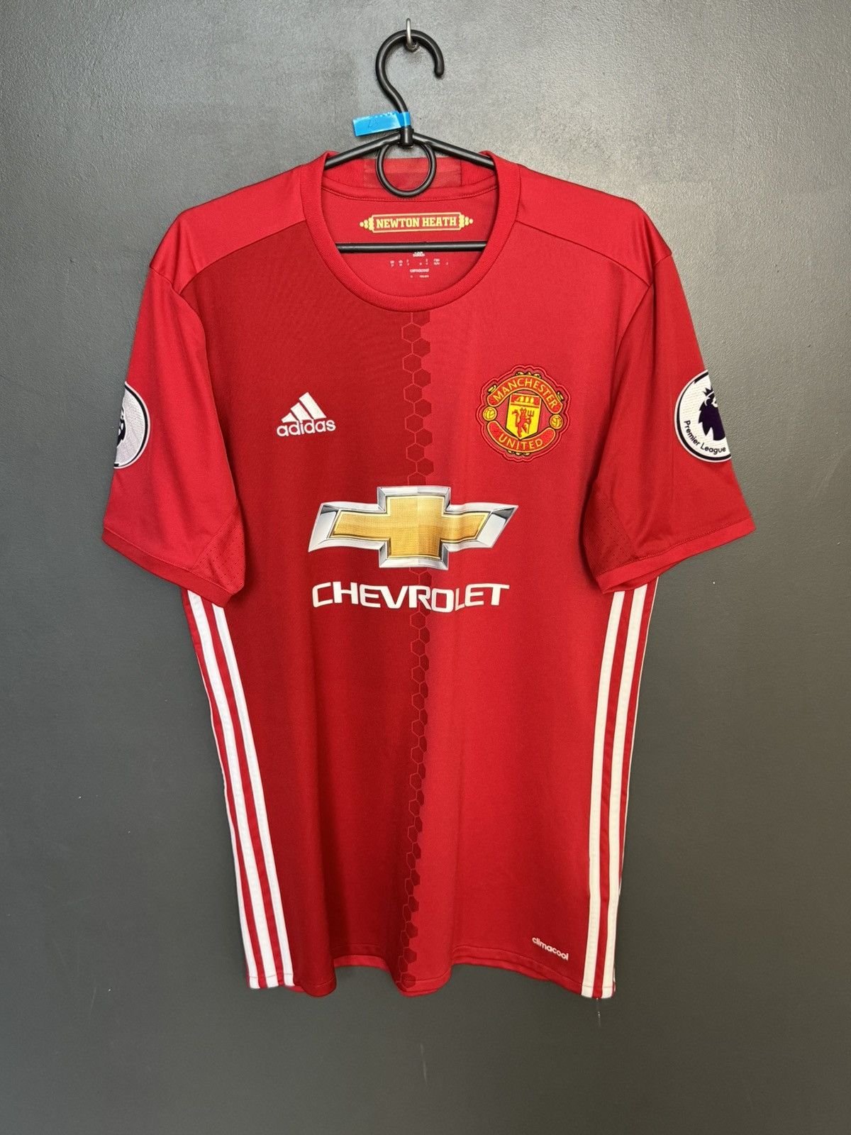 Adidas Manchester United 16/17 Home Rashford Football Jersey Size US M / EU 48-50 / 2 - 2 Thumbnail