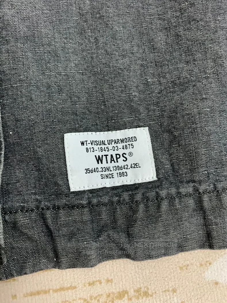 Wtaps Wtaps Dark gray two-pocket shirt Size US M / EU 48-50 / 2 - 7 Thumbnail