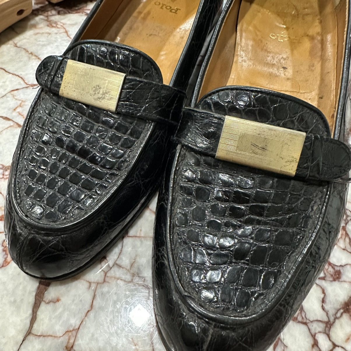 Ralph Lauren Ralph Lauren genuine crocodile loafers Size US 8.5 / EU 41-42 - 6 Thumbnail