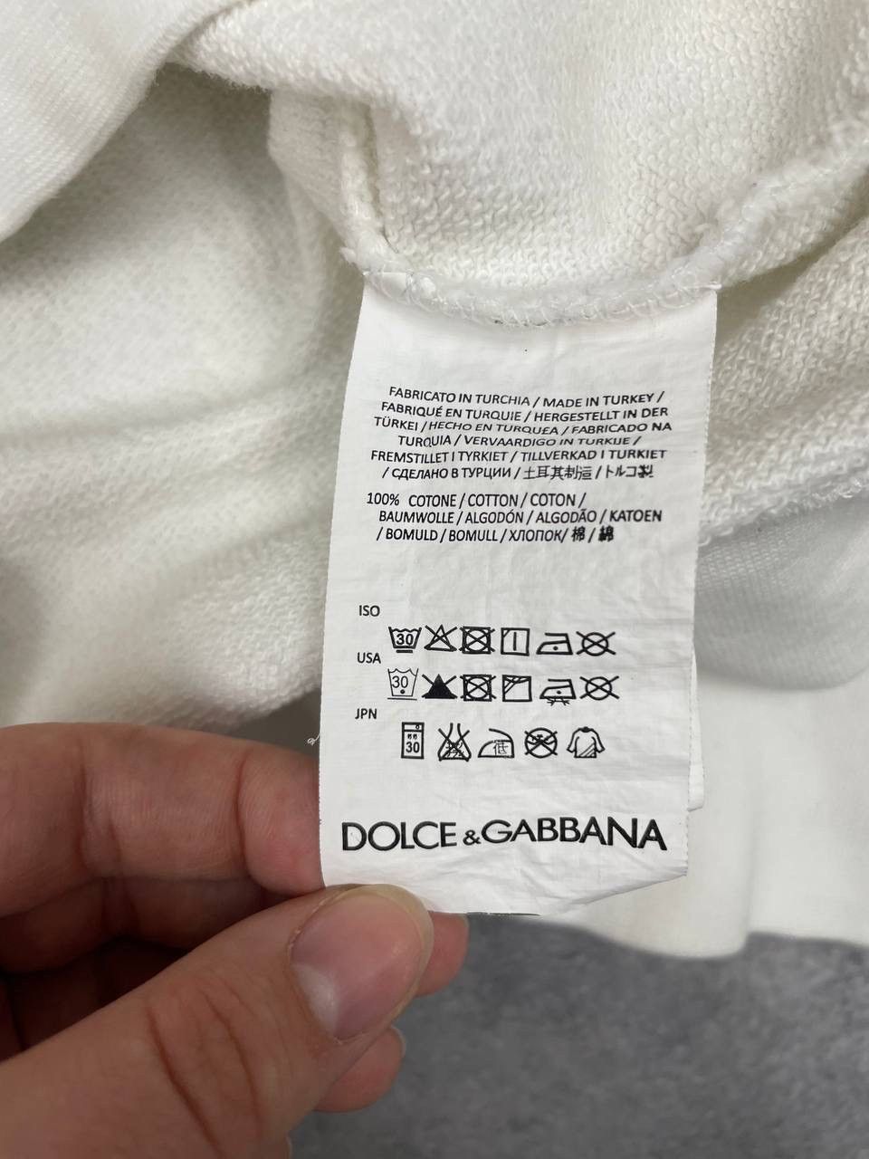 Dolce & Gabbana Dolce Gabbana Men Vintage Cotton Sweatshirt White Crewneck Size US M / EU 48-50 / 2 - 5 Thumbnail