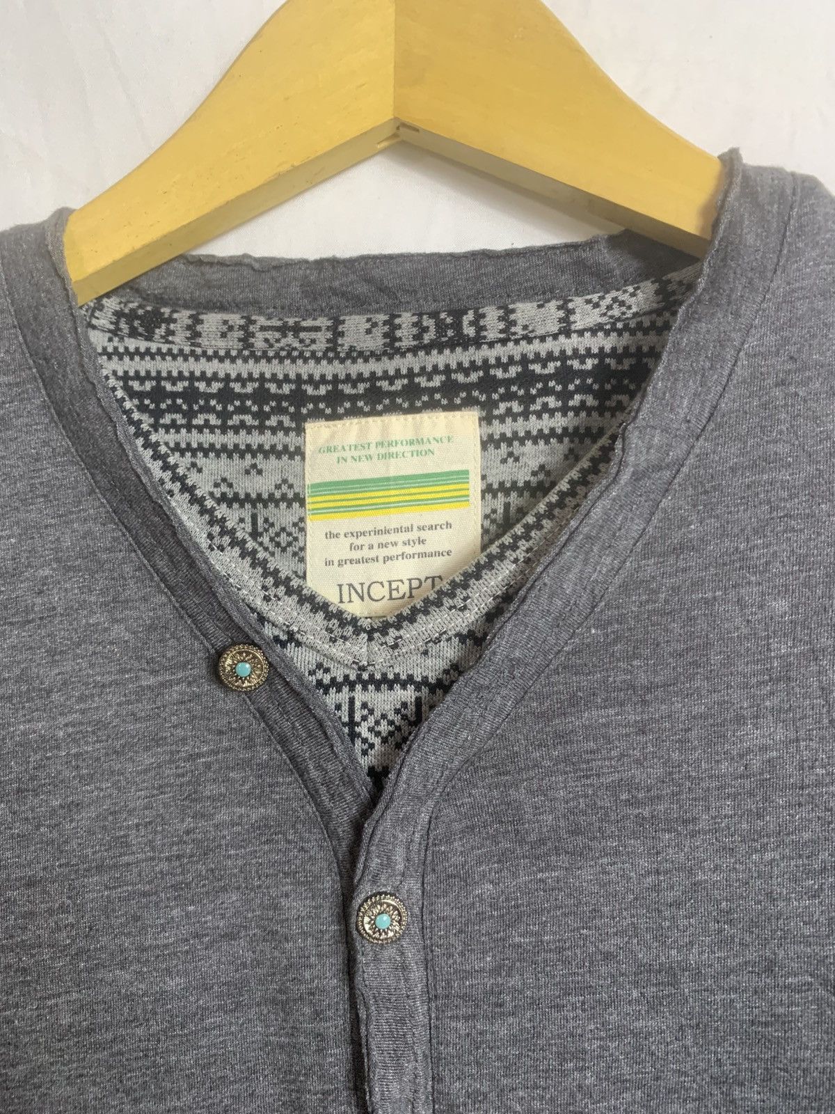 Japanese Brand Incept Longsleve doublelayer style Size US M / EU 48-50 / 2 - 4 Thumbnail