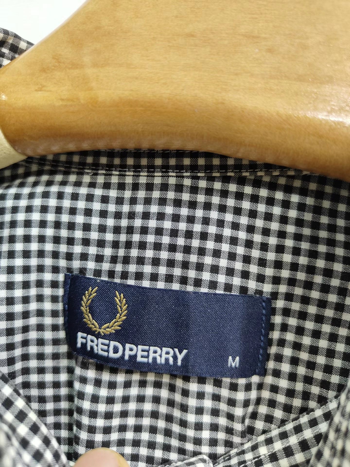 Fred Perry Fred Perry Men's Check Print Button-Up K29 Size US M / EU 48-50 / 2 - 5 Thumbnail
