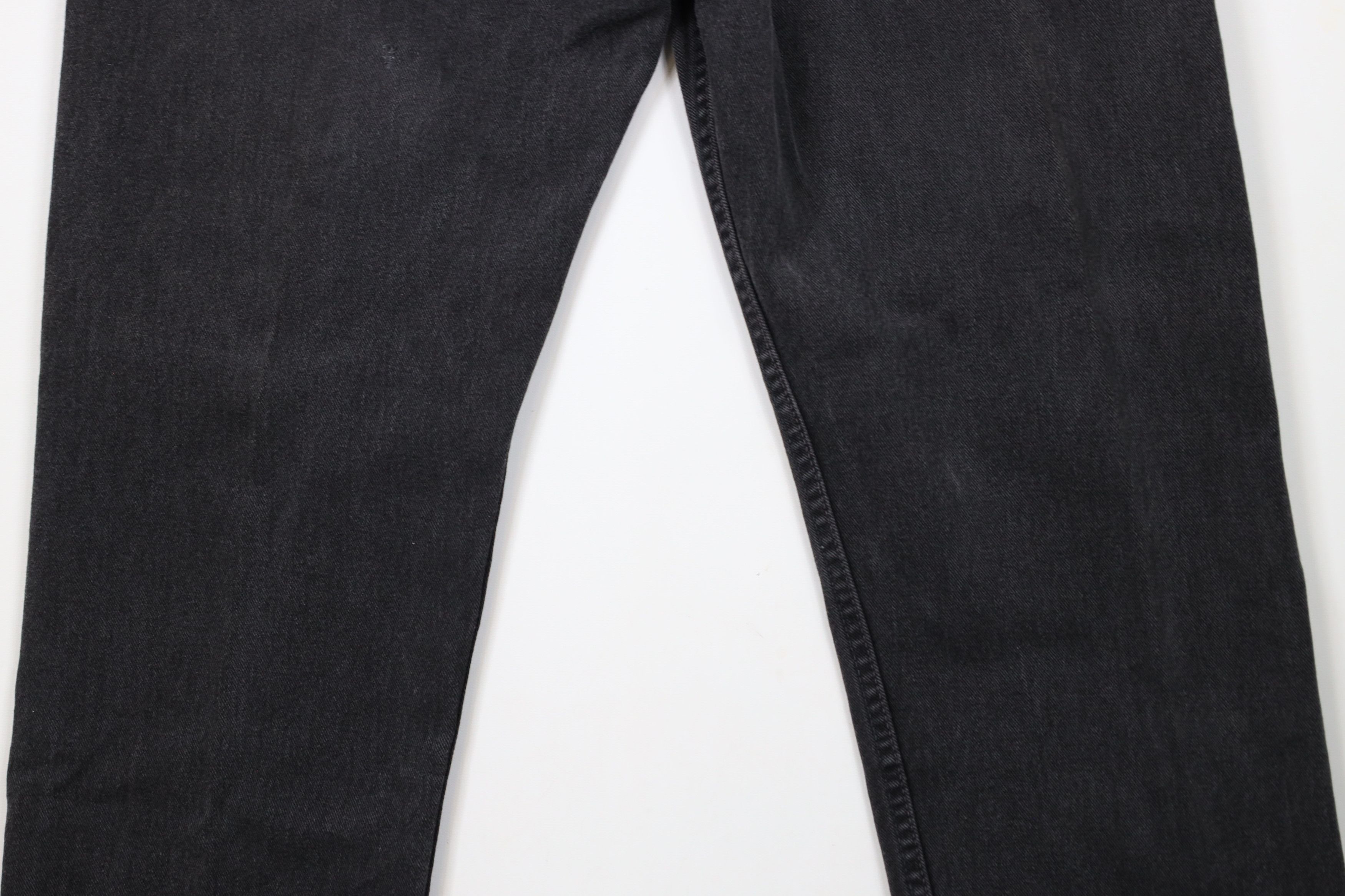 Levi's × Vintage Vintage Y2K 2003 Levis 505 Regular Fit Denim Jeans Black Size US 38 / EU 54 - 11 Thumbnail