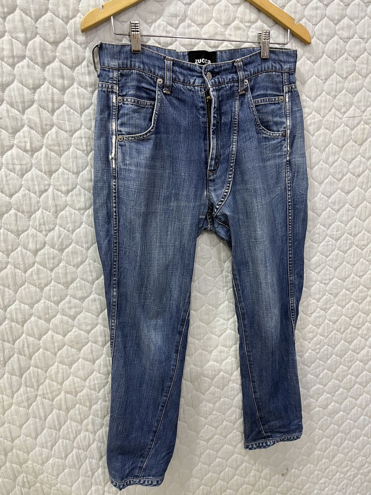 Issey Miyake 🔥🔥🔥HYPE ZUCCA DENIM Size 30" / US 8 / IT 44 - 6 Thumbnail