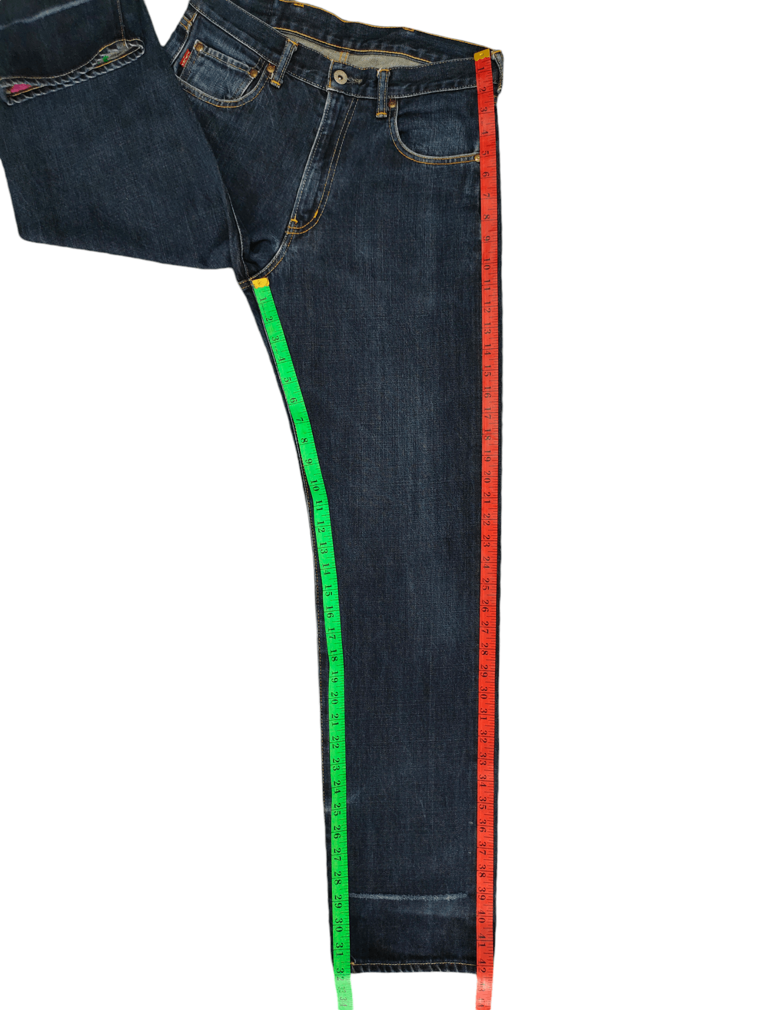 Futura 1990s Futura Embroidered Logo Distress Denim Jeans Size US 30 / EU 46 - 10 Thumbnail