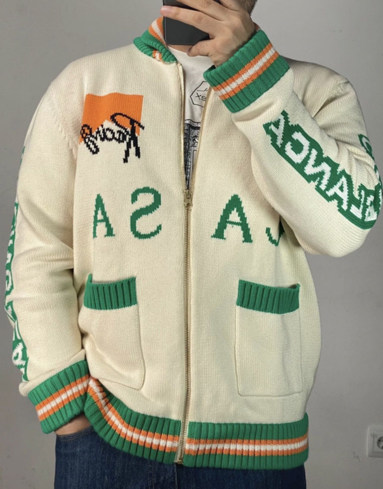 Casablanca Casablanca Racing Team Cardigan Retro Bunny Knit Size US L / EU 52-54 / 3 - 16 Thumbnail