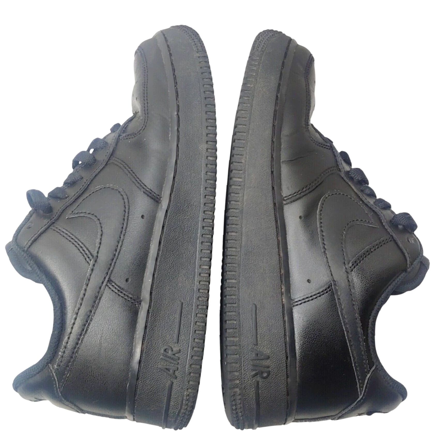 Nike Nike Air Force 1 Women 7.5 Shoes Black Athletic Lace Up Low Top Sneakers Size M / US 6-8 / IT 42-44 - 6 Thumbnail