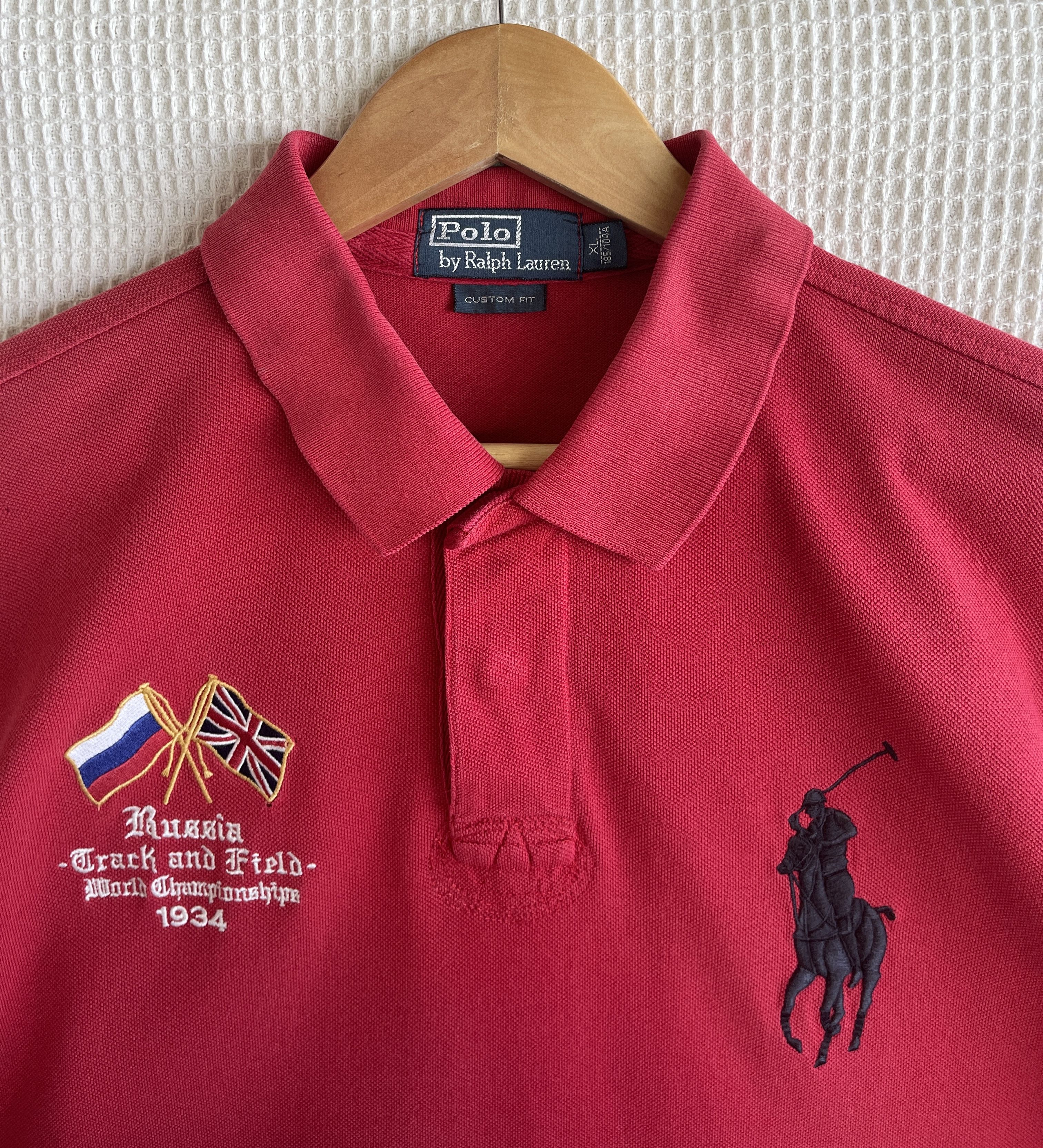 Polo Ralph Lauren Embroidery🔥POLO RALPH LAUREN🔥Chief Keef RUSSIA 012 Polo Tee Size US XL / EU 56 / 4 - 4 Thumbnail