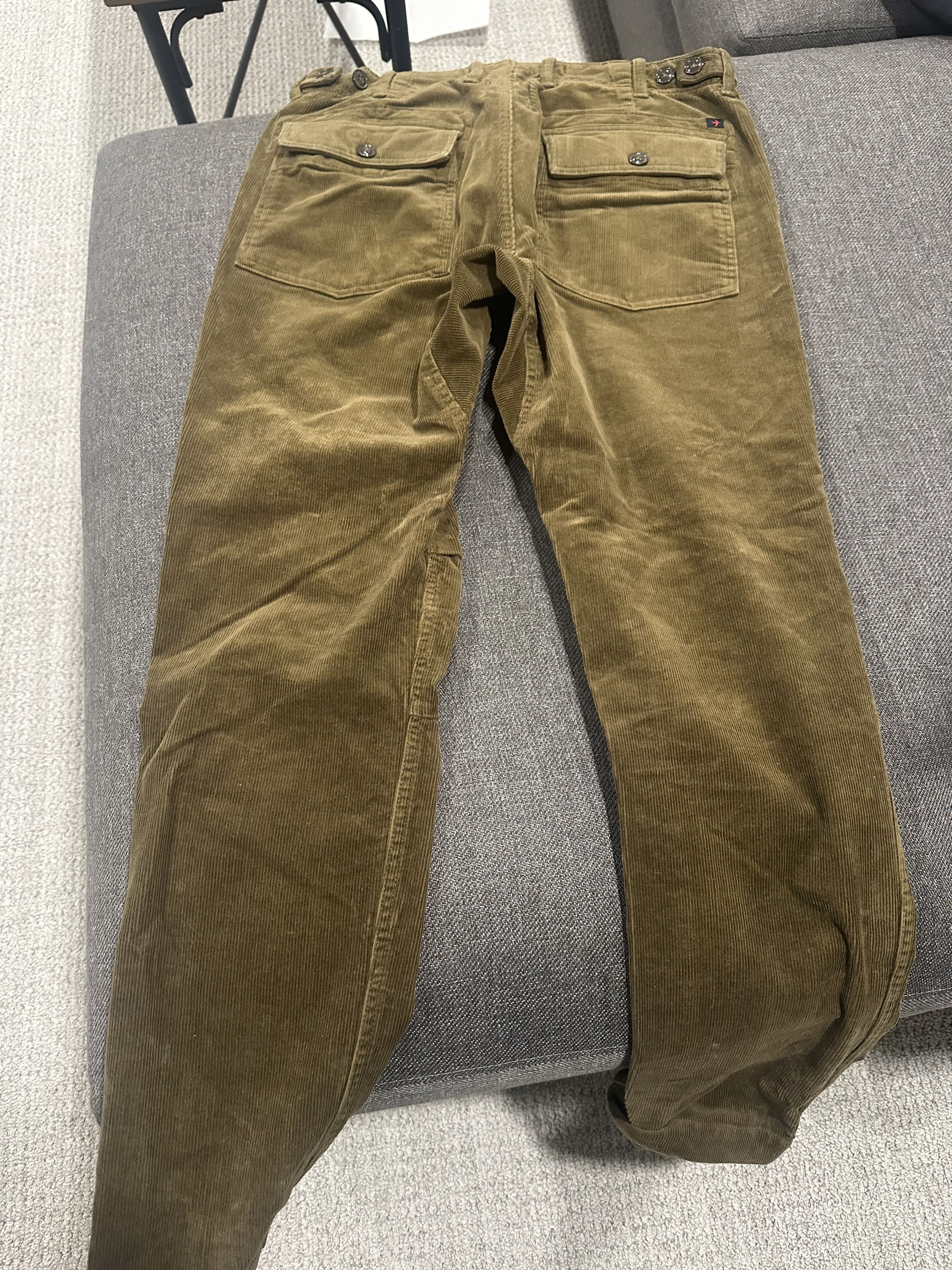 Relwen Stretch Corduroy Fatigue Pants Size US 32 / EU 48 - 4 Thumbnail