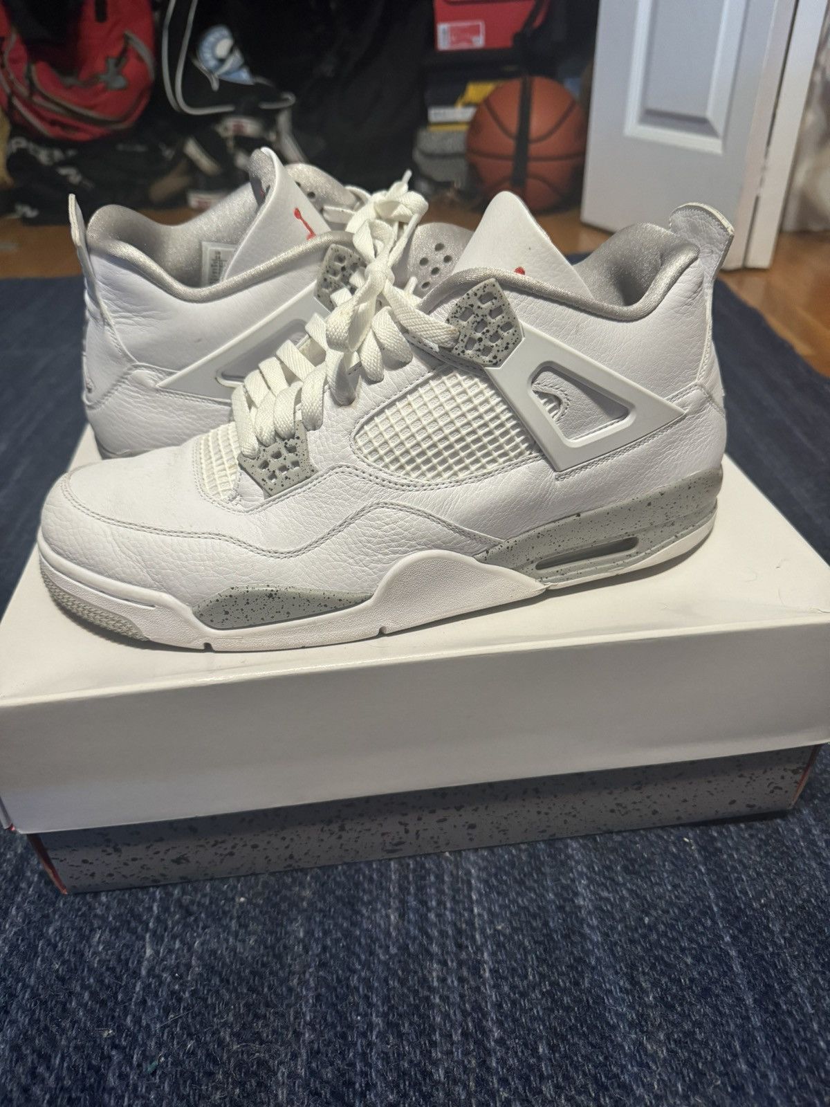 Jordan Brand Jordan 4 Retro White Oreo (2021) Size US 14 / EU 47 - 1 Thumbnail