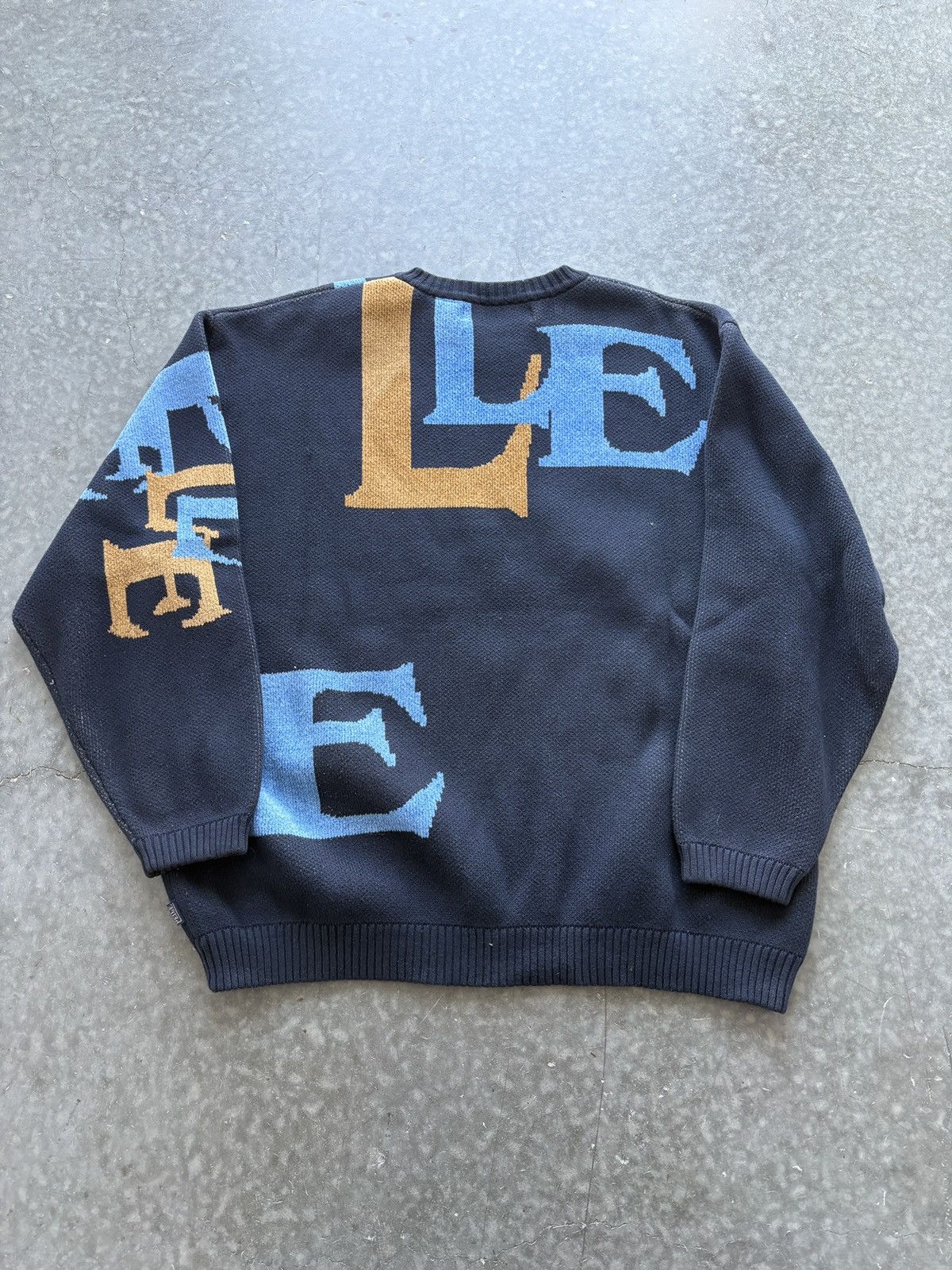 Pelle Pelle Vintage 90s Pelle Pelle Oversized Knit Sweater Size US XXL / EU 58 / 5 - 6 Thumbnail