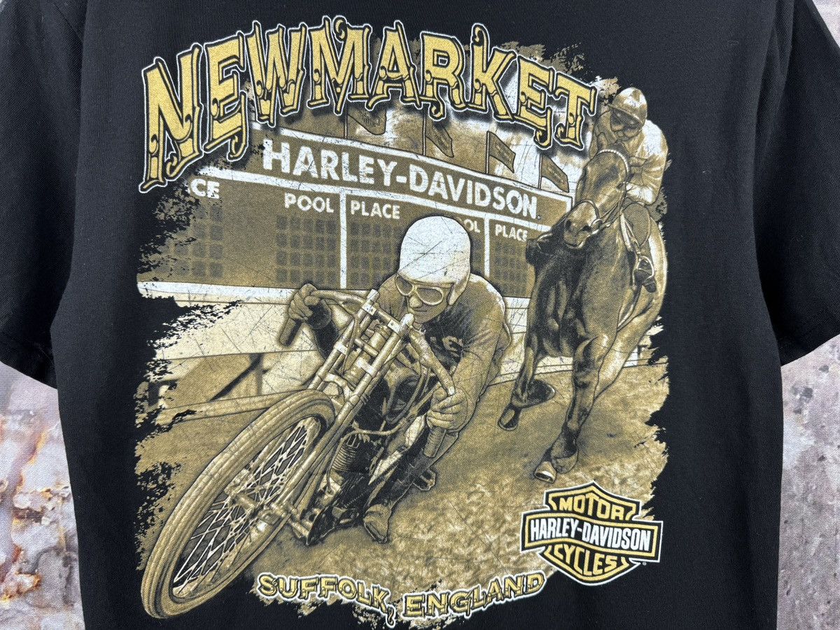 Harley Davidson Harley Davidson Skull Graphic TShirt Newmarket England Black Size US M / EU 48-50 / 2 - 14 Thumbnail