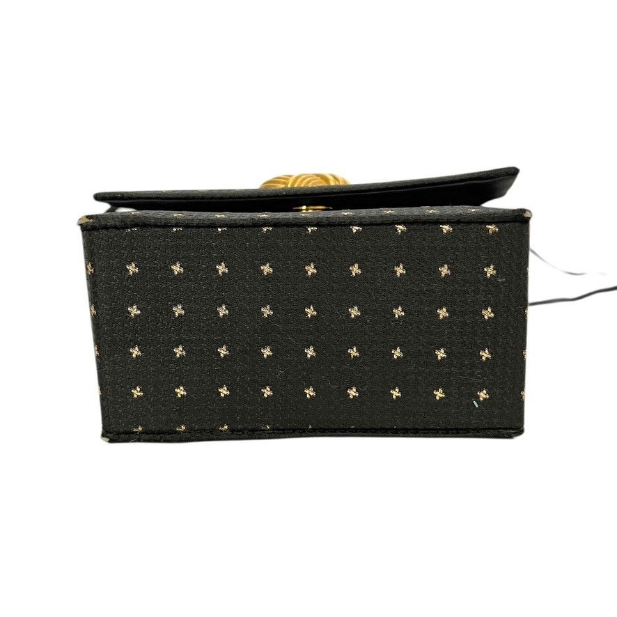 Vintage Vintage Whiting & Davis Black Jacquard Box Evening Bag Size ONE SIZE - 7 Thumbnail