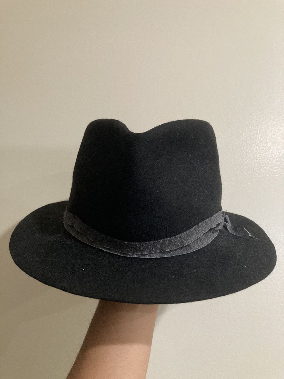 Pre-owned Takahiromiyashita The Soloist Rabbit Fur Hat In Black