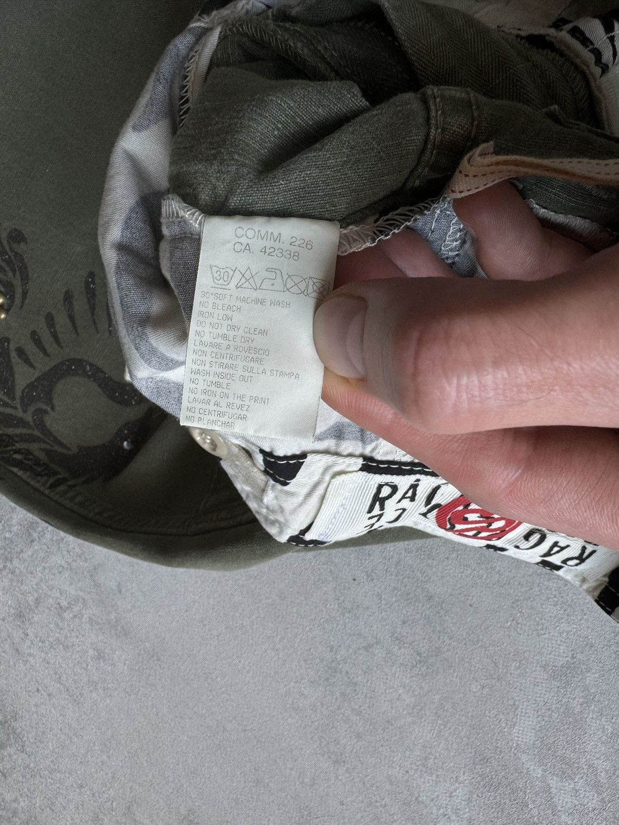 Japanese Brand Rag Restyle Fatigue Pants Double Waist REGRESTYLE Size 26" / US 2 / IT 38 - 10 Thumbnail