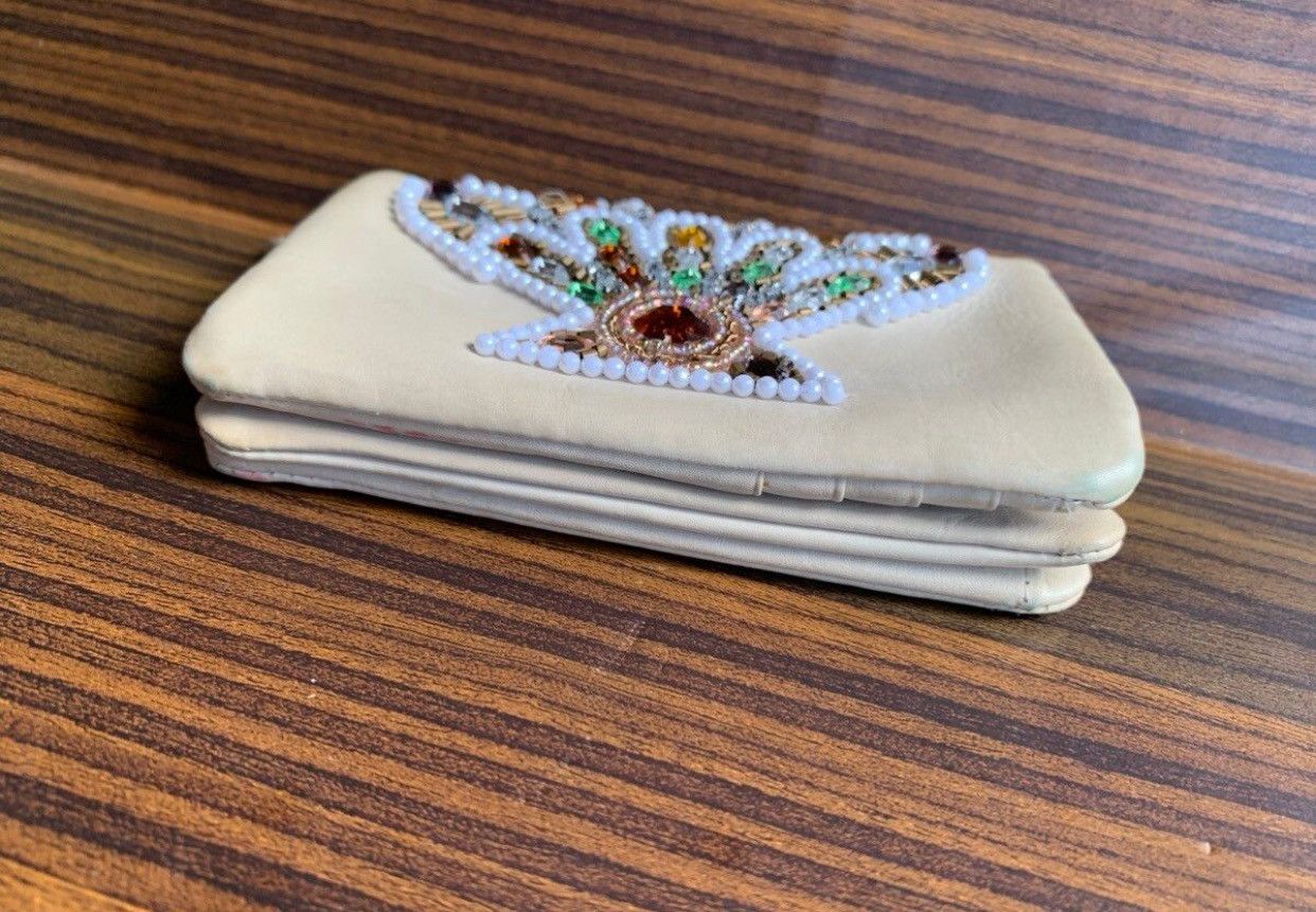 Issey Miyake Tsumori Chisato Leather Bead Wallet Size ONE SIZE - 3 Thumbnail