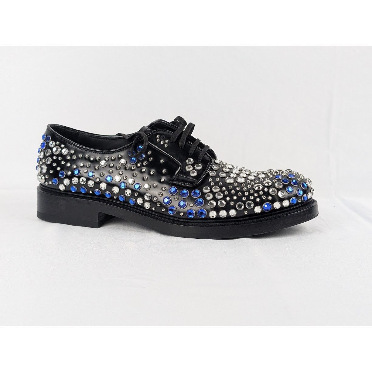 Prada o1rshd1 Leather Shoes in Nero in Nero Size US 10.5 / EU 43-44 - 1 Thumbnail