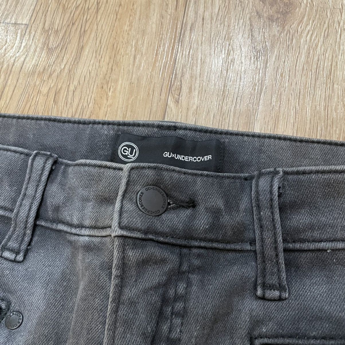 GU × Undercover GU Undercover Faded Ripped Distressed Jeans Denim Size US 29 - 3 Thumbnail