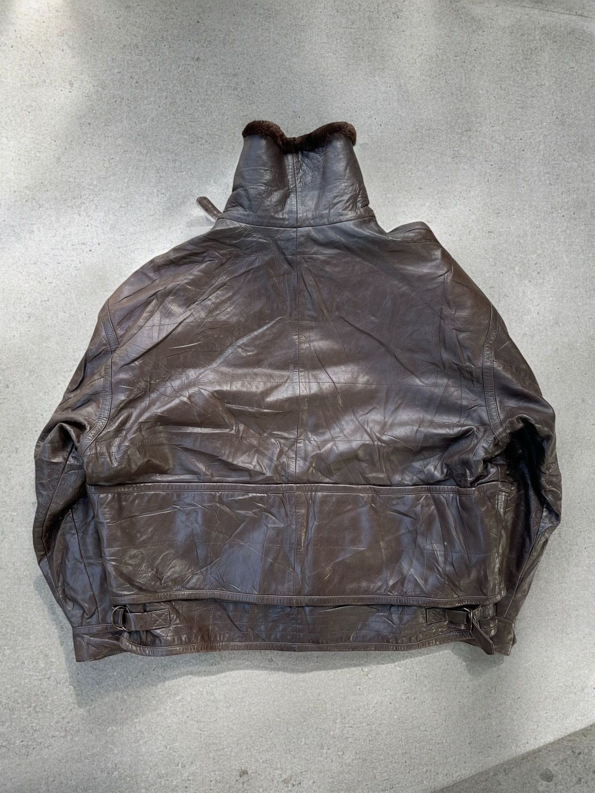Balmain 🔥VINTAGE PIERRE BALMAIN GENUINE LEATHER JACKET Size US XL / EU 56 / 4 - 3 Thumbnail