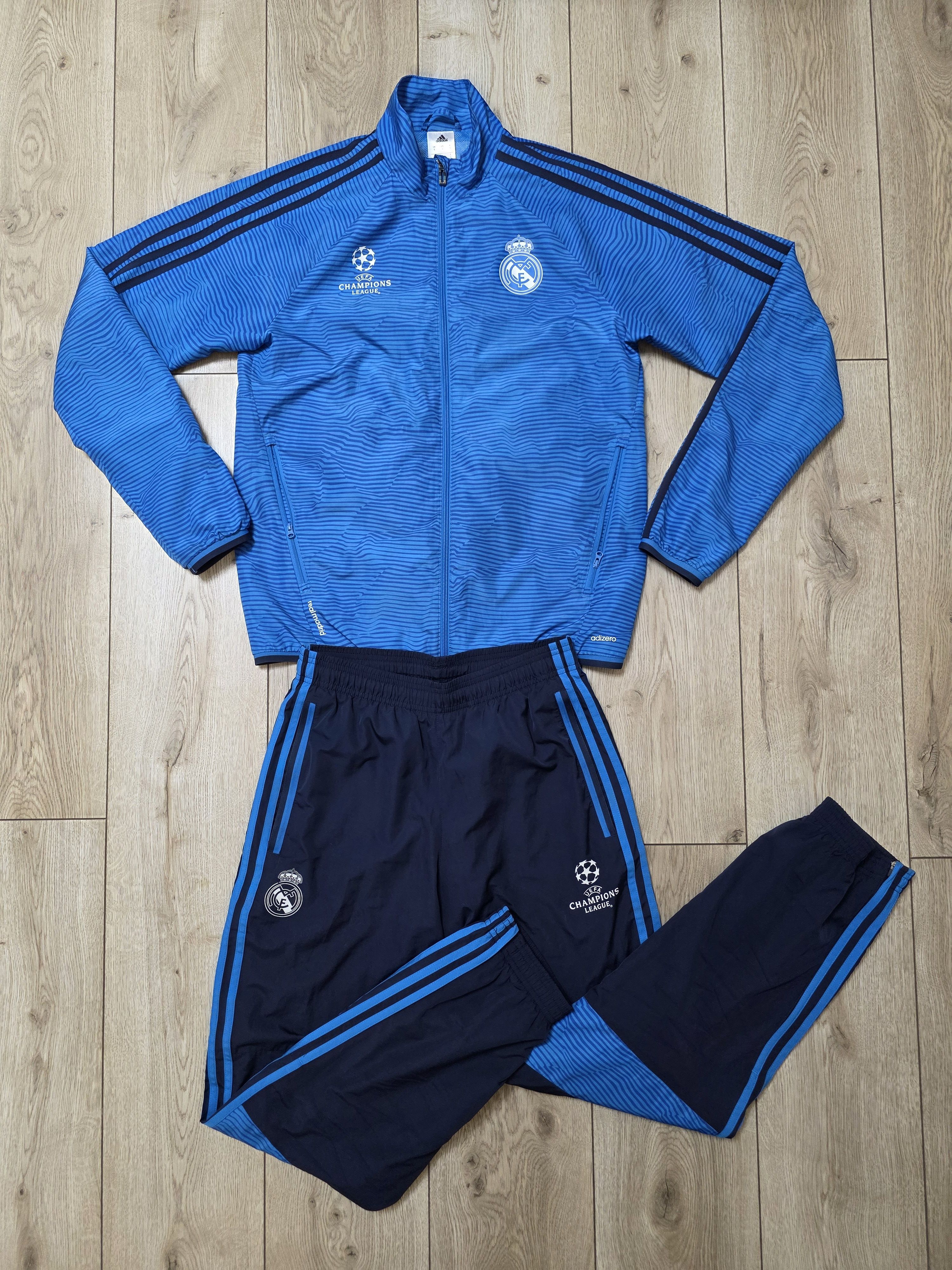 Adidas REAL MADRID 2015 TRACKSUIT CL FOOTBALL TRACKSUIT SOCCER Size US S / EU 44-46 / 1 - 1 Thumbnail