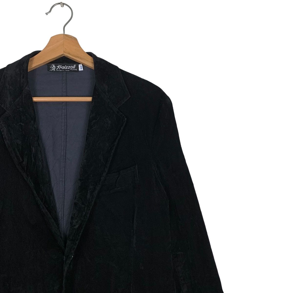Japanese Brand FRAIZZOLI Milano Velvet Blazer Suit Jacket #0870-C39 Size US M / EU 48-50 / 2 - 5 Thumbnail