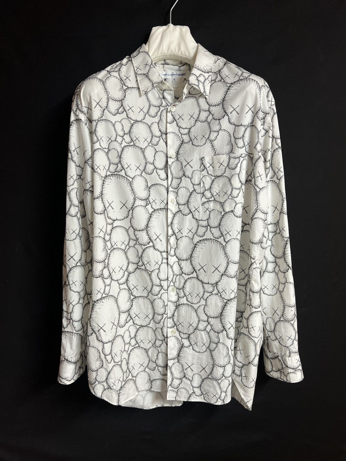 Comme des Garcons × Kaws Kaws shirt FH - B025 Size US XL / EU 56 / 4 - 1 Thumbnail