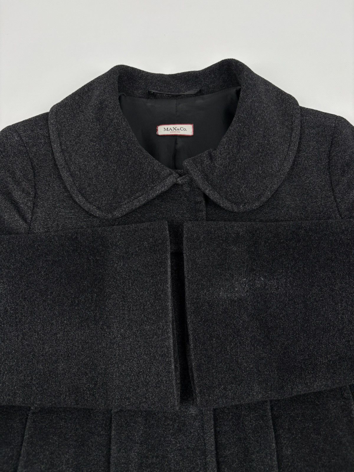 Max Mara Rare Max&Co Classics Wool Rabbit Silk Italy Oversize Beaver Winter Coat Jacket Trench Size M / US 6-8 / IT 42-44 - 17 Thumbnail