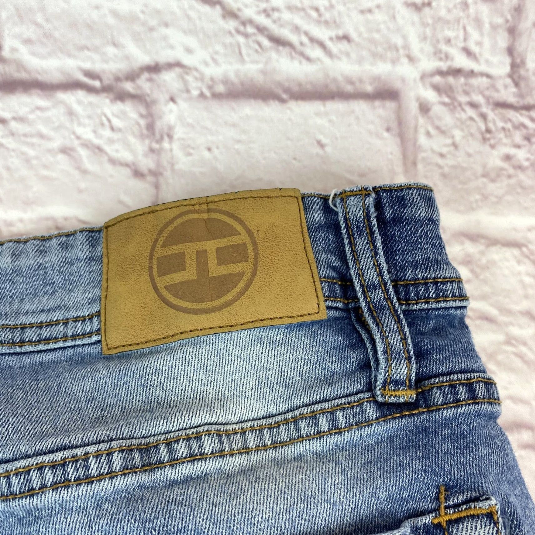 Jordan Craig Jordan Craig Shorts Mens 36 Blue Denim Distressed Frayed Hem Casual Streetwear Size US 36 / EU 52 - 7 Thumbnail