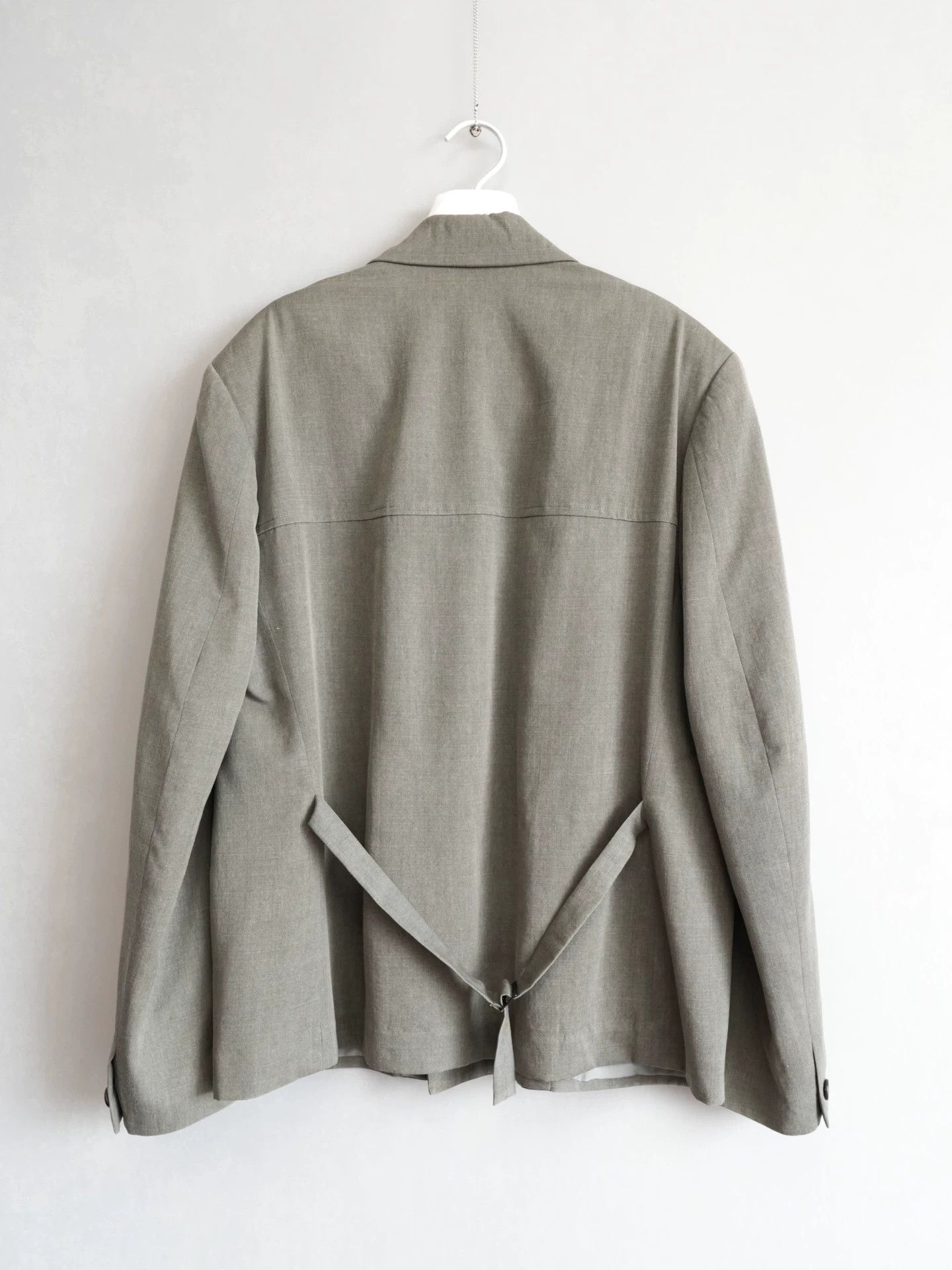 Yohji Yamamoto Yohji Yamamoto 95SS Double Breasted Cement Gray Jacket M Size US M / EU 48-50 / 2 - 4 Thumbnail