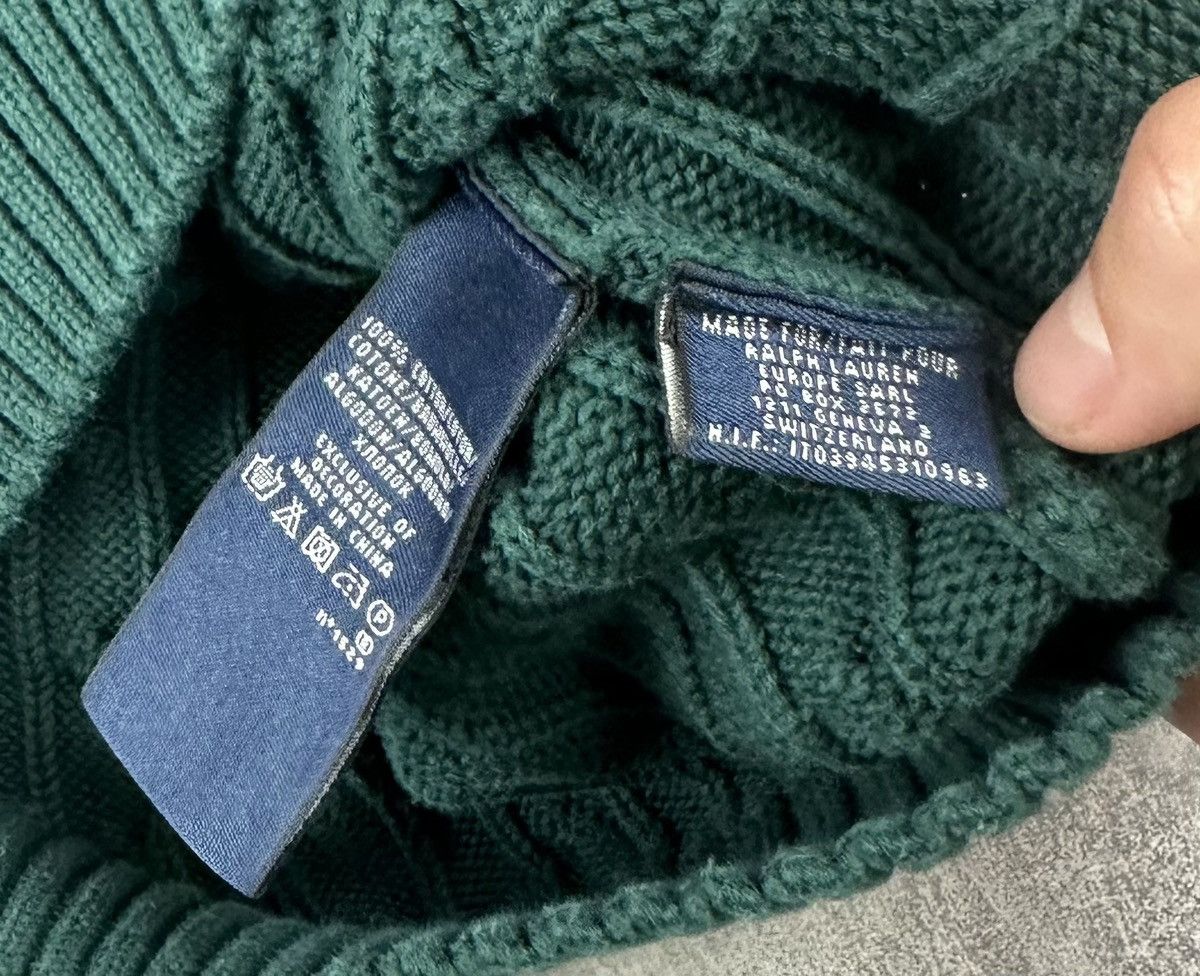 Polo Ralph Lauren Women’s Polo Ralph Lauren Sport V-Neck Cable-Knit Sweater Size L / US 10 / IT 46 - 7 Thumbnail